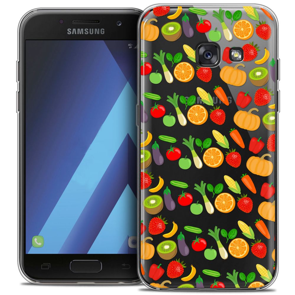 Caseink - Coque Housse Etui Samsung Galaxy A7 2017 A700 (5.7 ) [Crystal Gel HD Collection Foodie Design Healthy - Souple - Ultra Fin - Imprimé en France] - Coque, étui smartphone