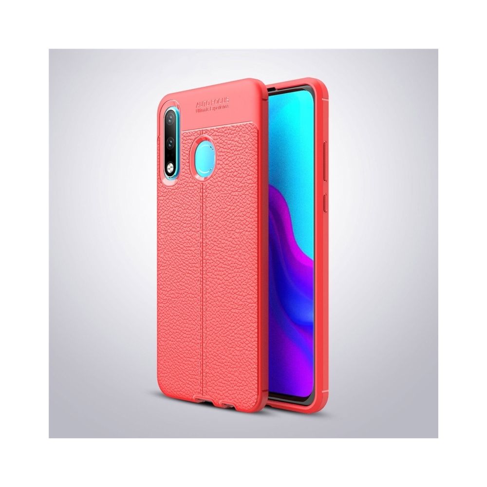 Wewoo - Coque antichoc TPU Litchi Texture pour HuP30 Lite (rouge) - Coque, étui smartphone
