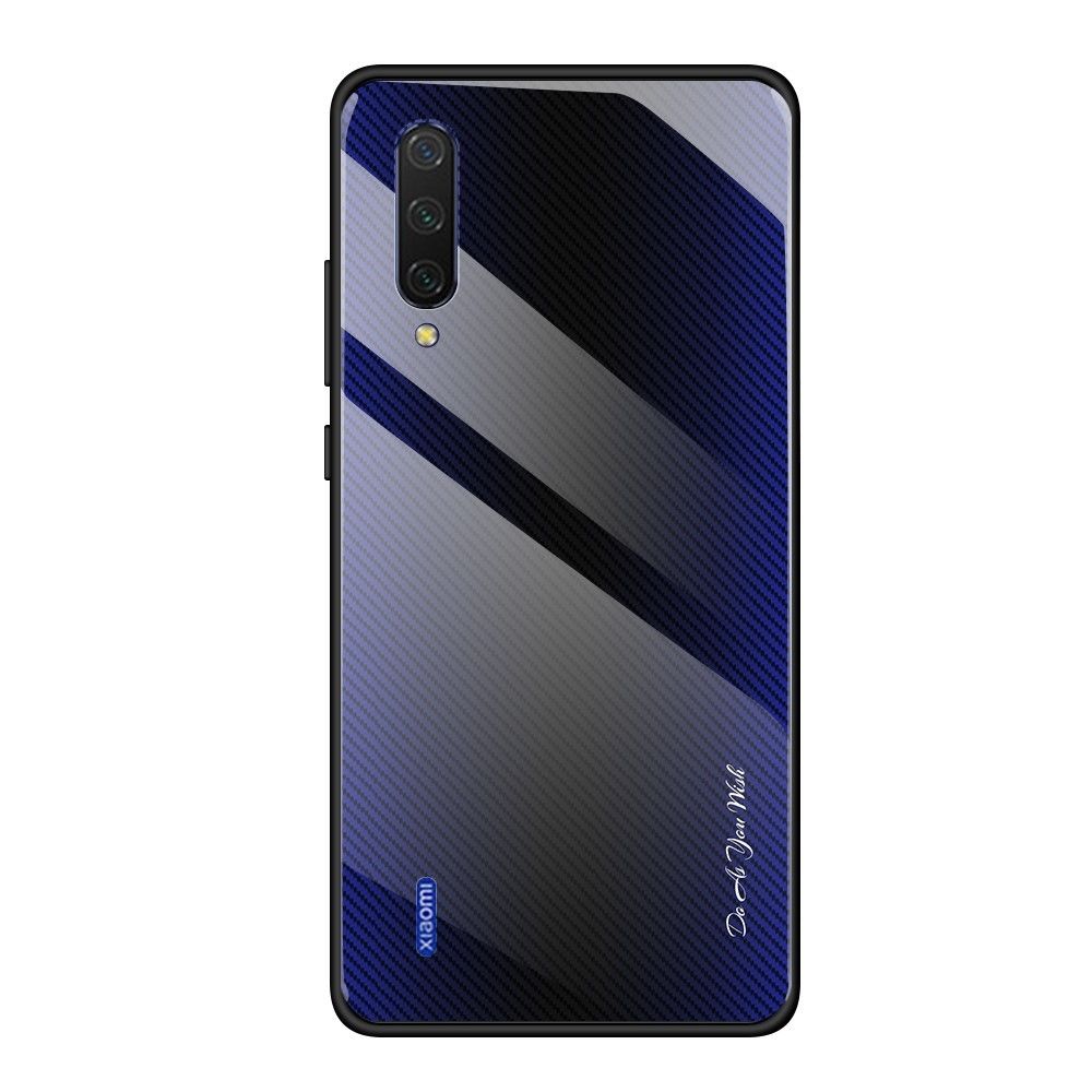 marque generique - Coque en TPU bord dégradé souple bleu foncé pour votre Xiaomi Mi CC9/CC9 Meitu Edition - Coque, étui smartphone