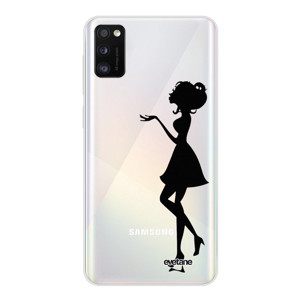 Evetane - Coque Samsung Galaxy A41 360 intégrale transparente Silhouette Femme Ecriture Tendance Design Evetane. - Coque, étui smartphone