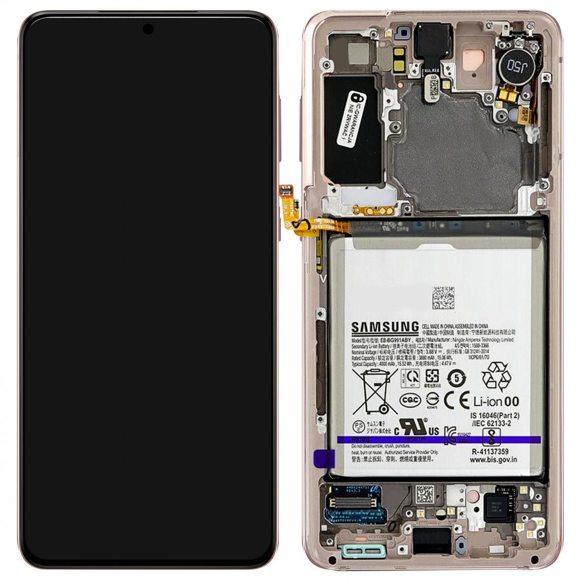 Samsung - Bloc Complet Samsung Galaxy S21 Écran LCD Vitre Tactile Original Samsung rose - Autres accessoires smartphone