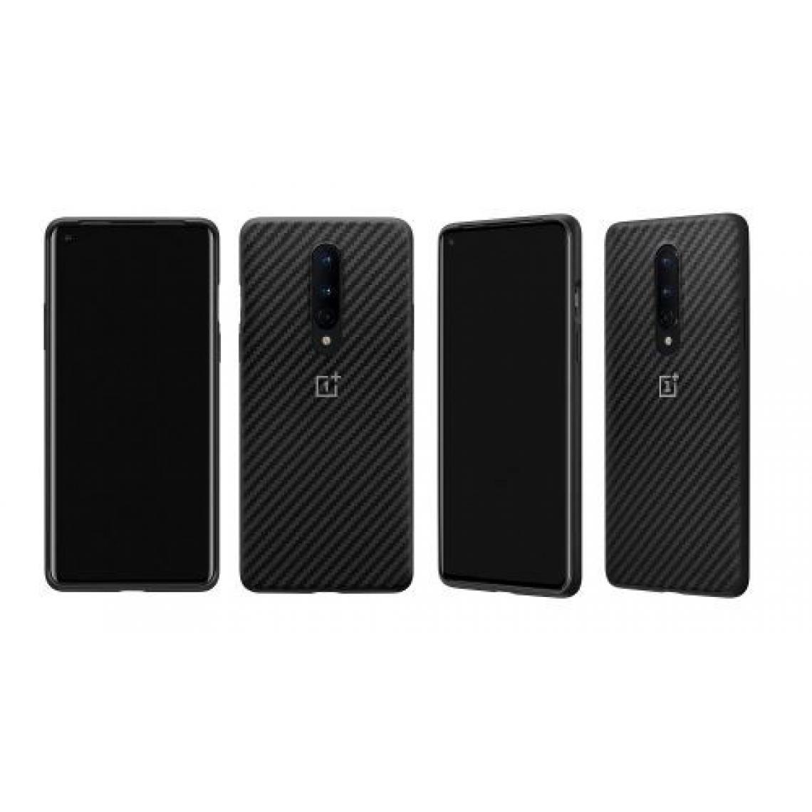 Oneplus - Coque de protection OnePlus 8 Bumper Karbon Noir pour Smartphone OnePlus 8 - Coque, étui smartphone