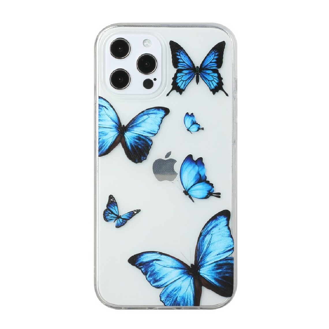Other - Coque en TPU nouveau modèle d'impression de style papillon bleu pour votre Apple iPhone 12 Pro/12 - Coque, étui smartphone
