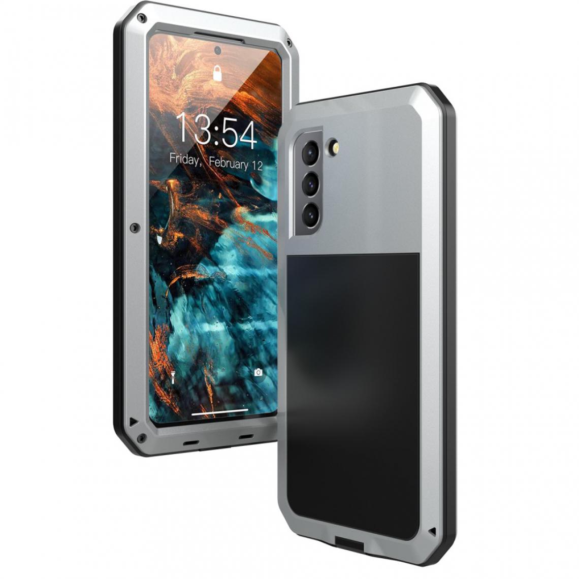 Other - Coque en TPU Hybride résistant aux chocs argent pour votre Samsung Galaxy S21 5G - Coque, étui smartphone