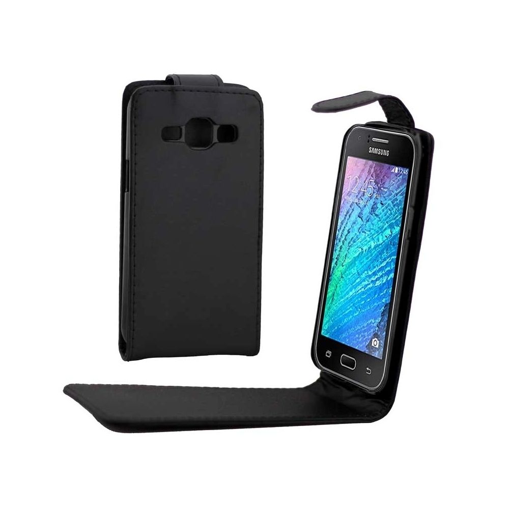 Wewoo - Housse Étui pour Samsung Galaxy J1 / J100 en cuir à bouton magnétique vertical Flip - Coque, étui smartphone