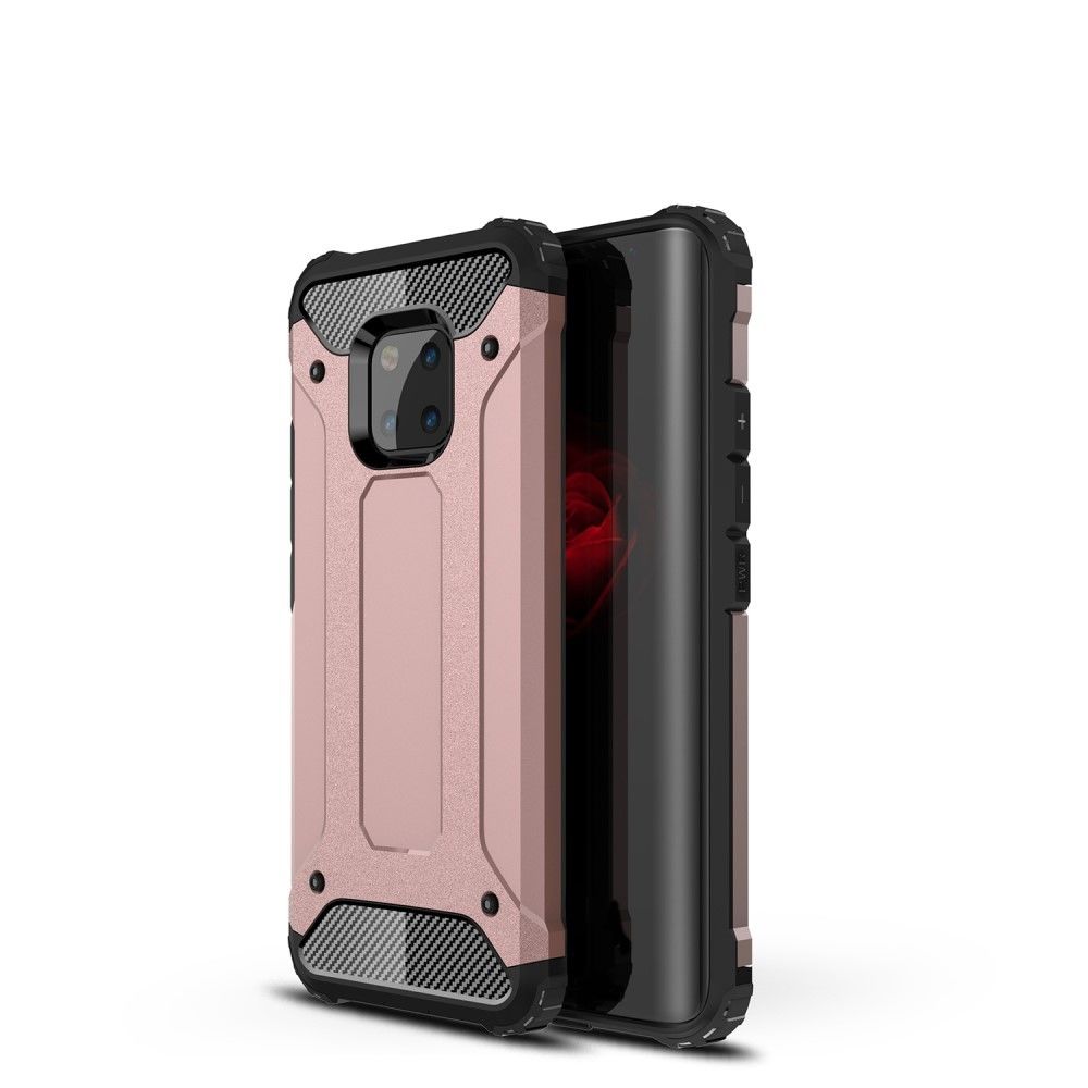 marque generique - Coque en TPU armure de protection hybride or rose pour votre Huawei Mate 20 Pro - Autres accessoires smartphone