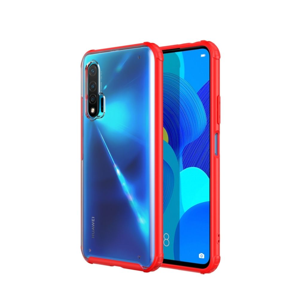 Wewoo - Coque renforcé Pour Huawei Nova 6 TPU + PC Combination Case Red - Coque, étui smartphone