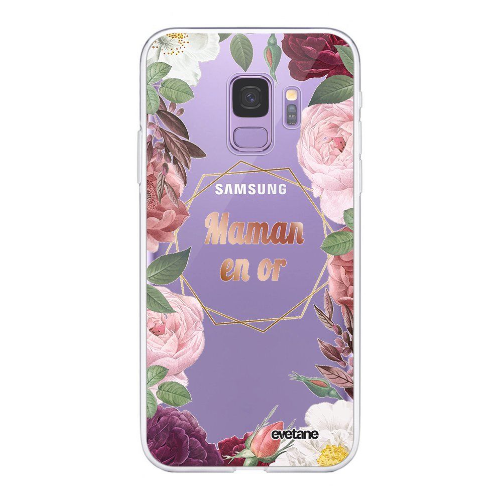 Evetane - Coque Samsung Galaxy S9 360 intégrale transparente Coeur Maman D'amour Ecriture Tendance Design Evetane. - Coque, étui smartphone