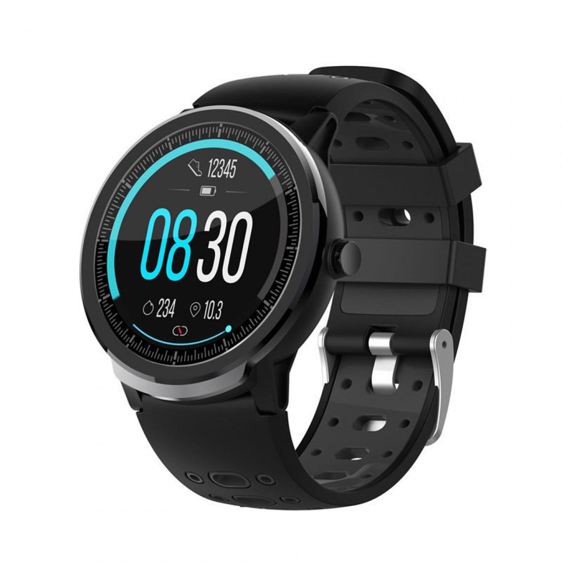Chronotech Montres - Smart Watch Women Man Smartwatch Sport Watch with Heart Rate Monitor Waterproof Smartwatches(black) - Montre connectée