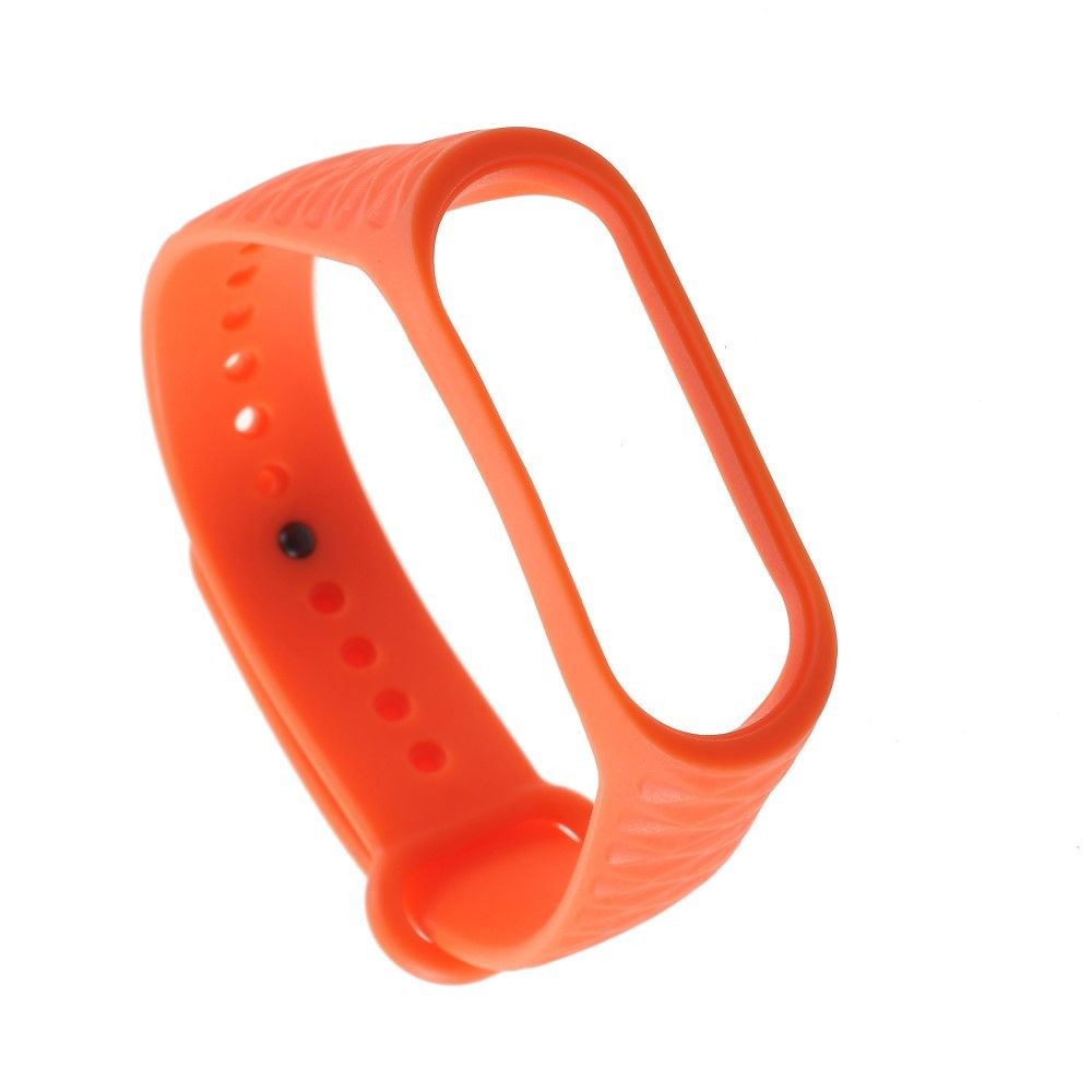 marque generique - Bracelet en silicone sport doux rhodos orange pour votre Xiaomi Mi Band 3 - Autres accessoires smartphone