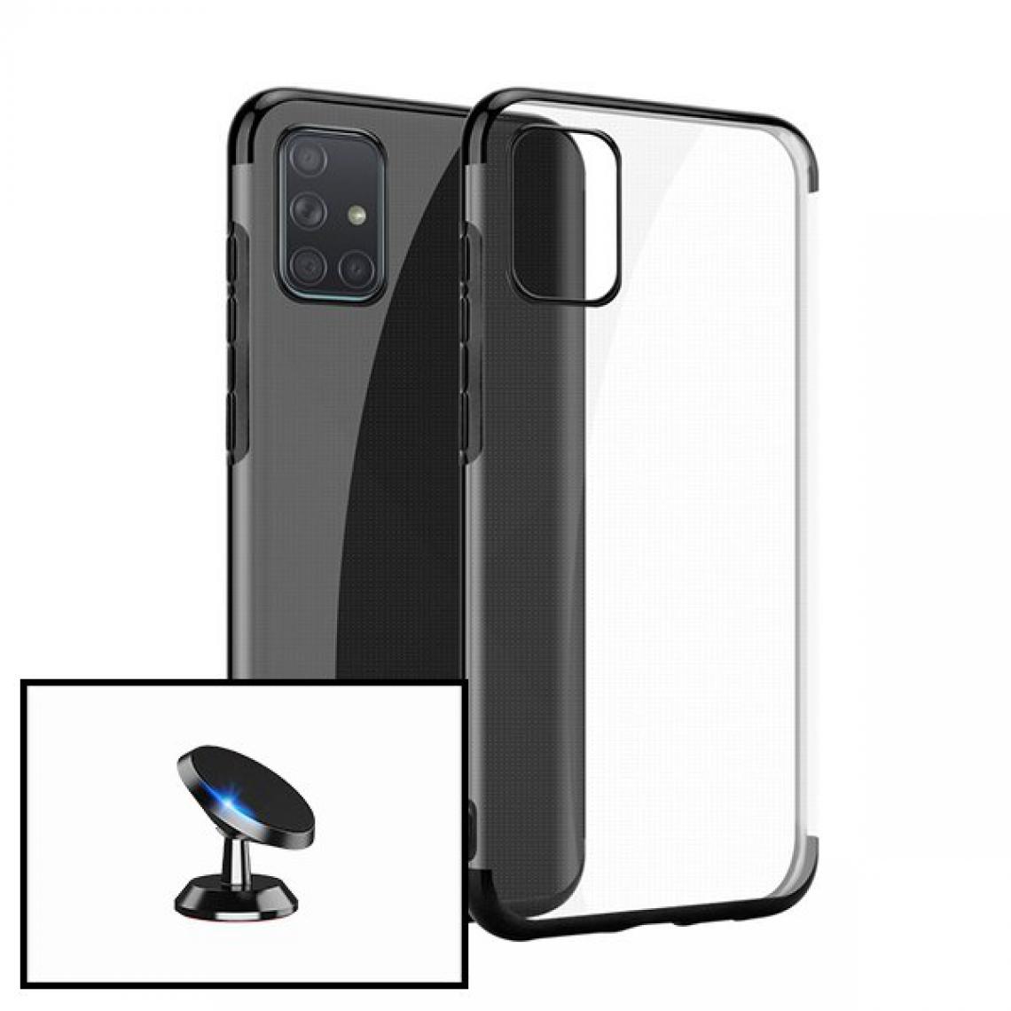 Phonecare - Kit Support Magnétique de Voiture + Coque SlimArmor - Huawei P40 4G - Noir - Coque, étui smartphone