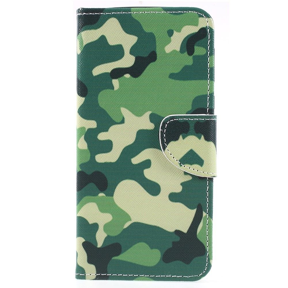 marque generique - Etui en PU grain tissu de camouflage pour votre Motorola Moto E5/G6 Play - Autres accessoires smartphone