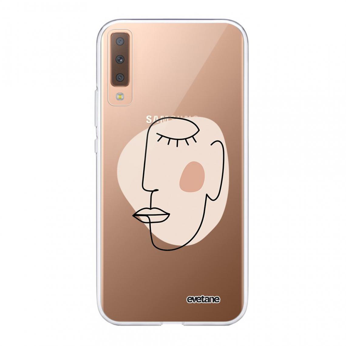 Evetane - Coque Samsung Galaxy A7 2018 360 intégrale avant arrière transparente - Coque, étui smartphone