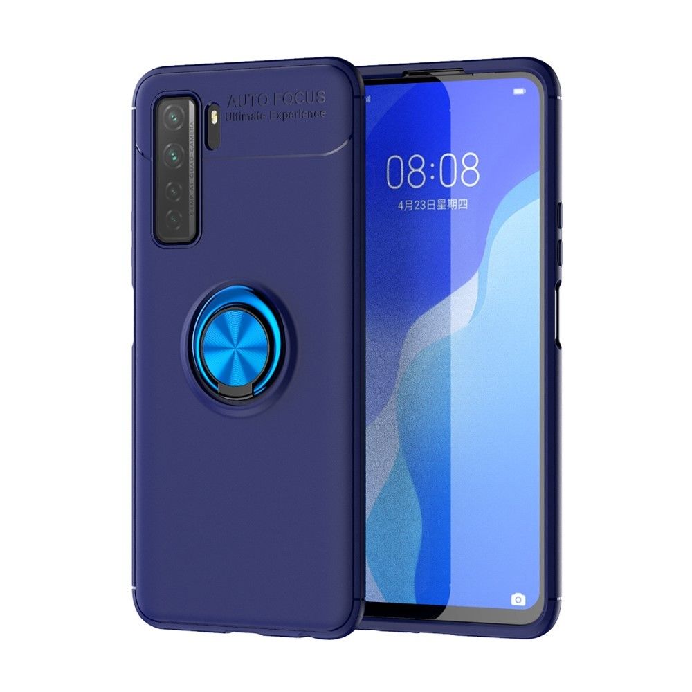 Generic - Coque en TPU avec béquille bleu pour votre Huawei Nova 7 SE/P40 lite 5G - Coque, étui smartphone