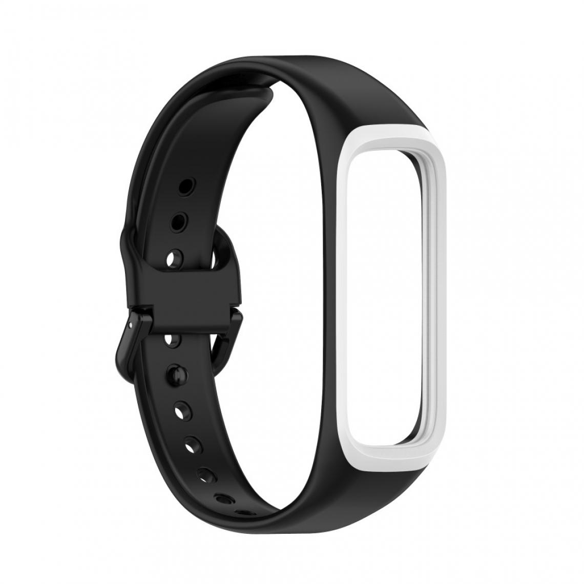 Other - Bracelet en silicone Bicolore noir/blanc pour votre Samsung Galaxy Fit 2/SM-R220 - Accessoires bracelet connecté