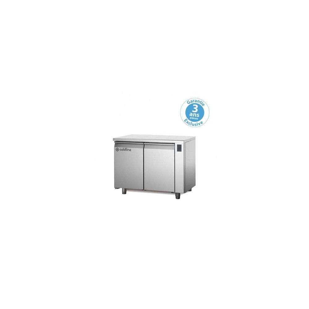 Materiel Chr Pro - Table Réfrigérée Positive Sans Groupe Master - 2 Portes 260 L - Coldline - 2 PortesPleine - Réfrigérateur américain