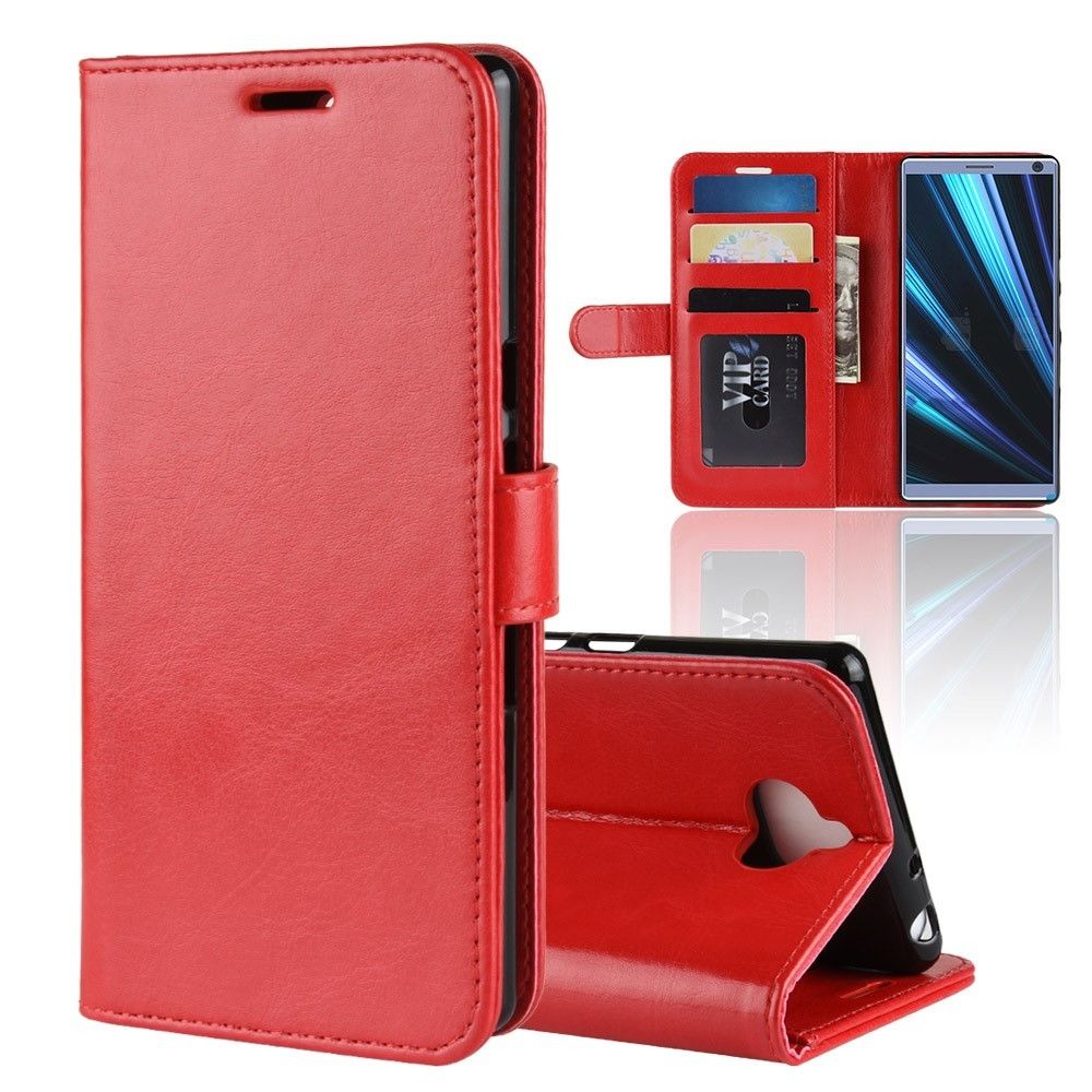 marque generique - Etui en PU rouge pour votre Sony Xperia XA3 - Autres accessoires smartphone