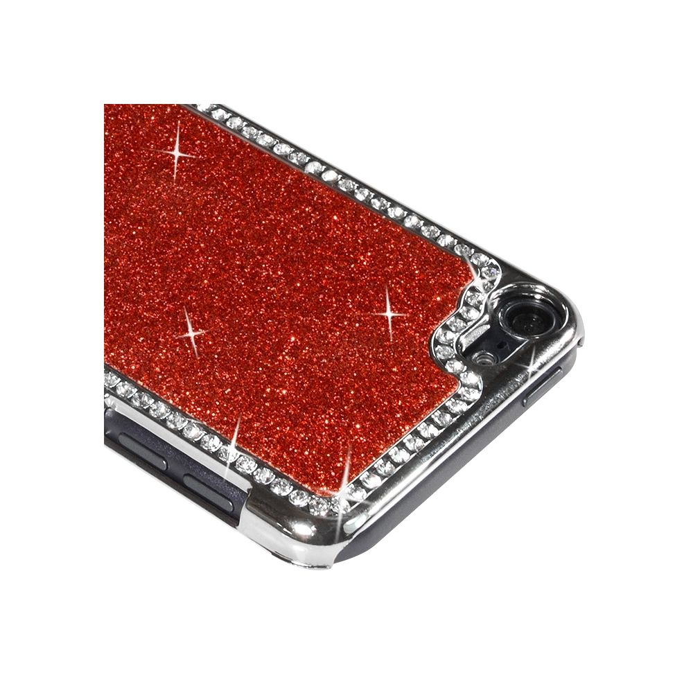 Karylax - Housse Etui Coque Rigide pour Apple iPod Touch 5 Style Paillette aux Diamants Couleur Rouge - Autres accessoires smartphone