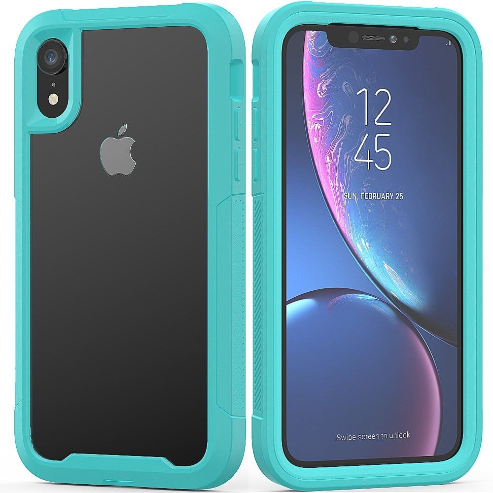 marque generique - Coque en TPU couleur vive claire bleu clair pour votre Apple iPhone XR 6.1 pouces - Coque, étui smartphone