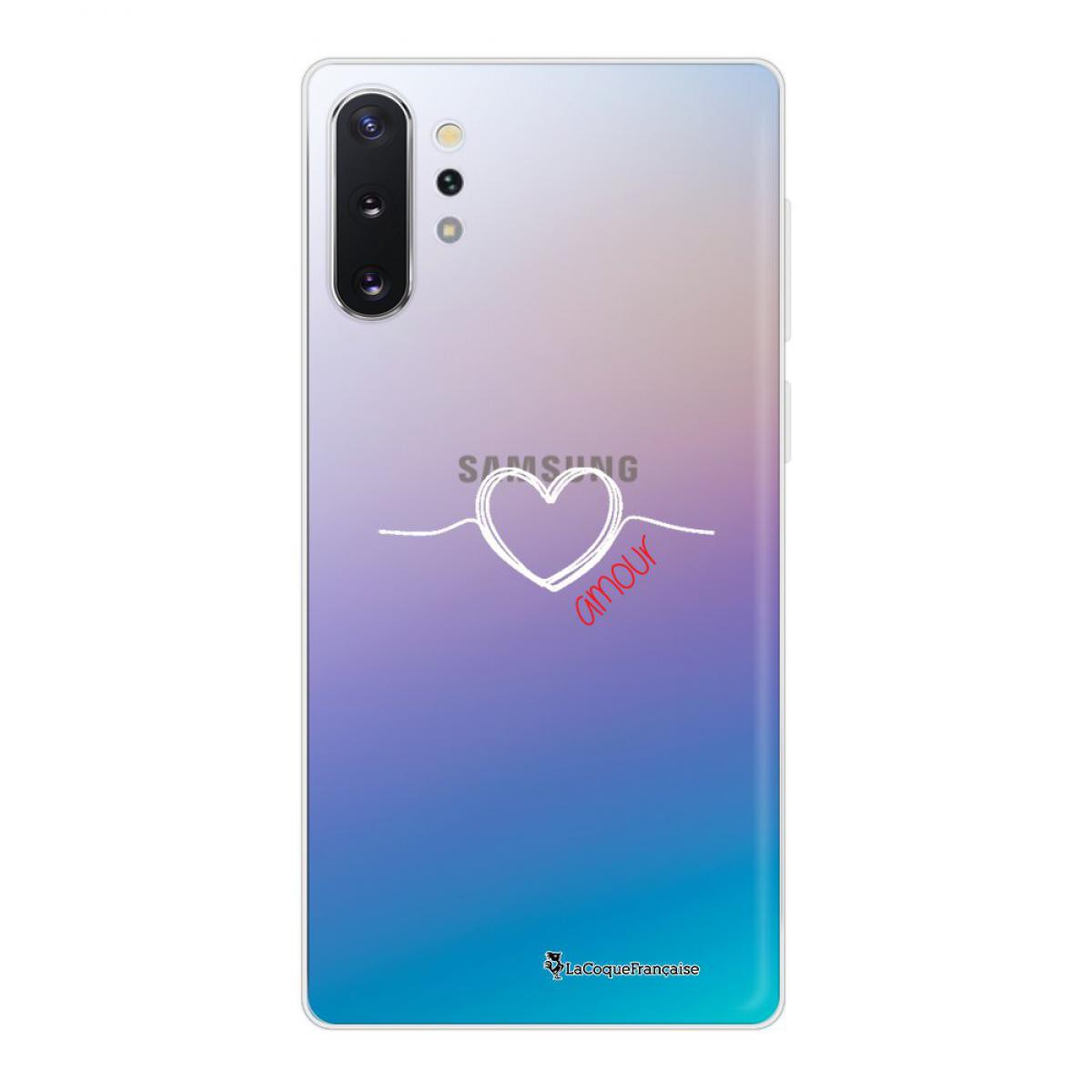 La Coque Francaise - Coque Samsung Galaxy Note 10 Plus 360 intégrale transparente Coeur Blanc Amour Tendance La Coque Francaise. - Coque, étui smartphone