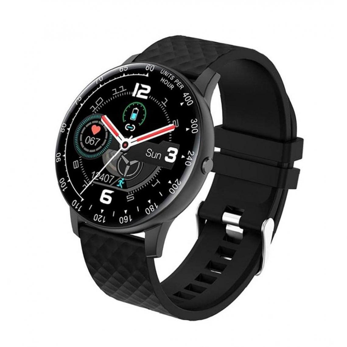 Chronotech Montres - Smart Watch H30 Tracker Watch Wristwatch Sport Bracelet Activity Tracker with Heart Rate Blood Pressure for Men Women (black) - Montre connectée