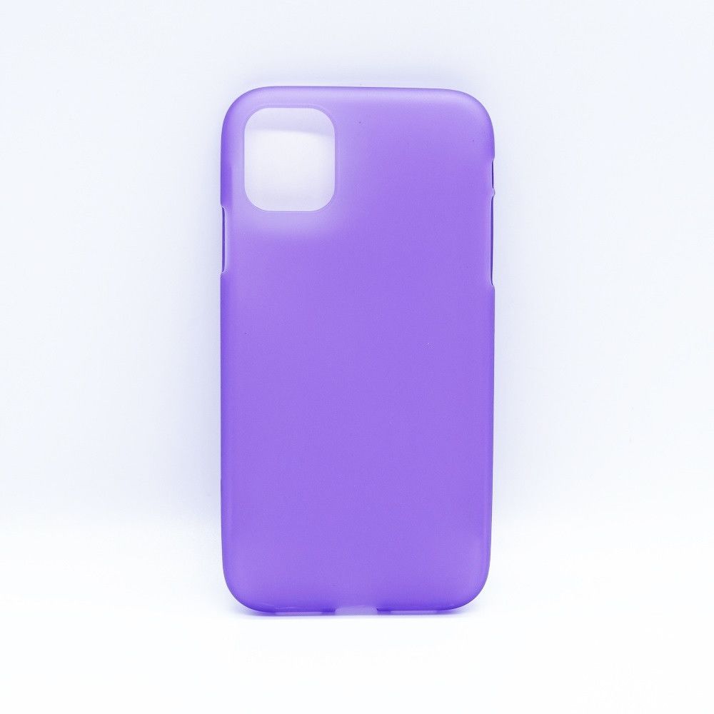Wewoo - Coque Souple de protection en silicone TPU Soft Shell pour iPhone 11 Pro Violet - Coque, étui smartphone