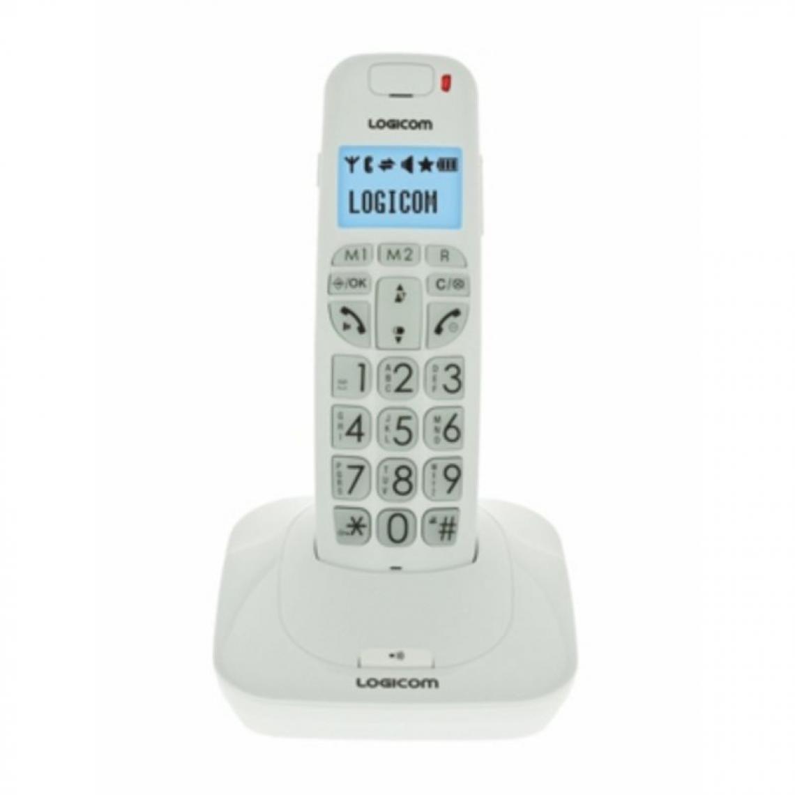 Logicom - Téléphone sans fil LOGICOM CONFORT 150 Mains-libres - Téléphone fixe sans fil