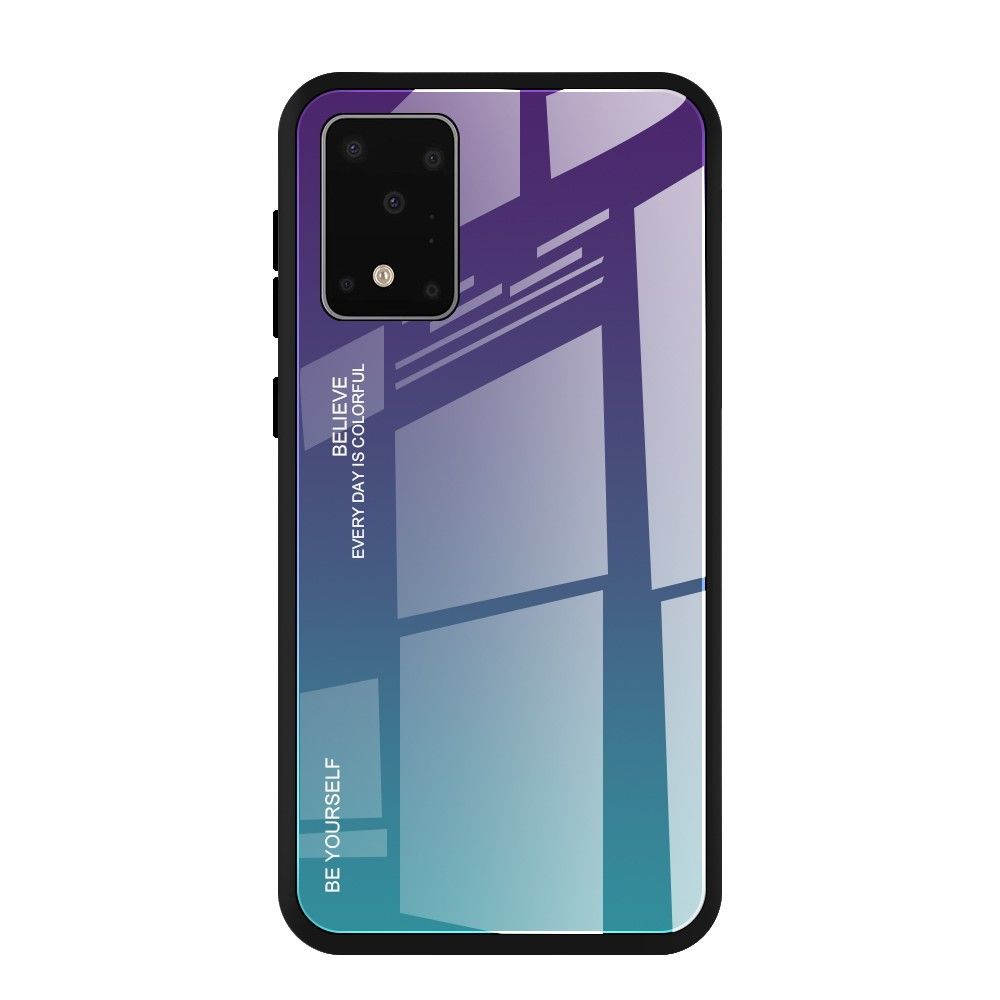 marque generique - Coque en TPU hybride de couleur dégradé violet/bleu pour votre Samsung Galaxy S11 - Coque, étui smartphone