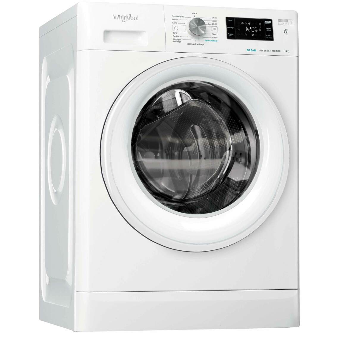 whirlpool - Lave linge frontal WHIRLPOOL FFBS8458WVFR - Lave-linge