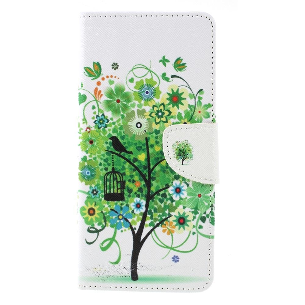 marque generique - Etui en PU arrière arbre vert pour votre Samsung Galaxy J6 Plus/J6 Prime - Autres accessoires smartphone