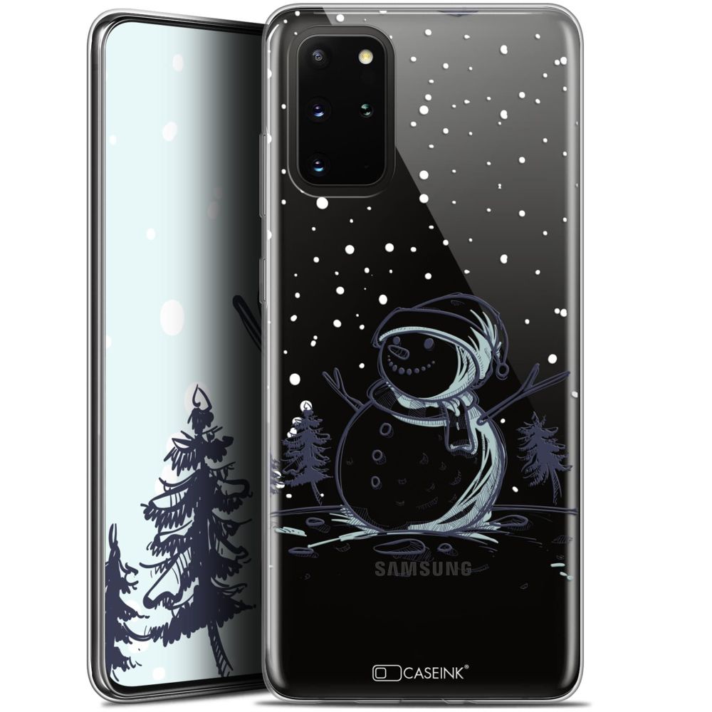 Caseink - Coque Pour Samsung S20+ (6.7 ) [Gel HD Collection Noël 2017 Design Bonhomme de Neige - Souple - Ultra Fin - Imprimé en France] - Coque, étui smartphone