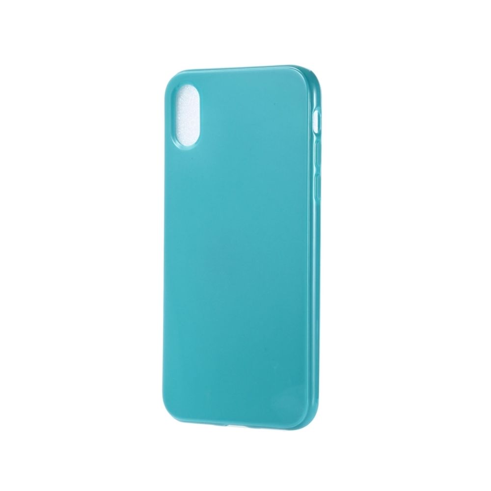 Wewoo - Coque Etui TPU Candy Color pour iPhone X / XS Vert - Coque, étui smartphone