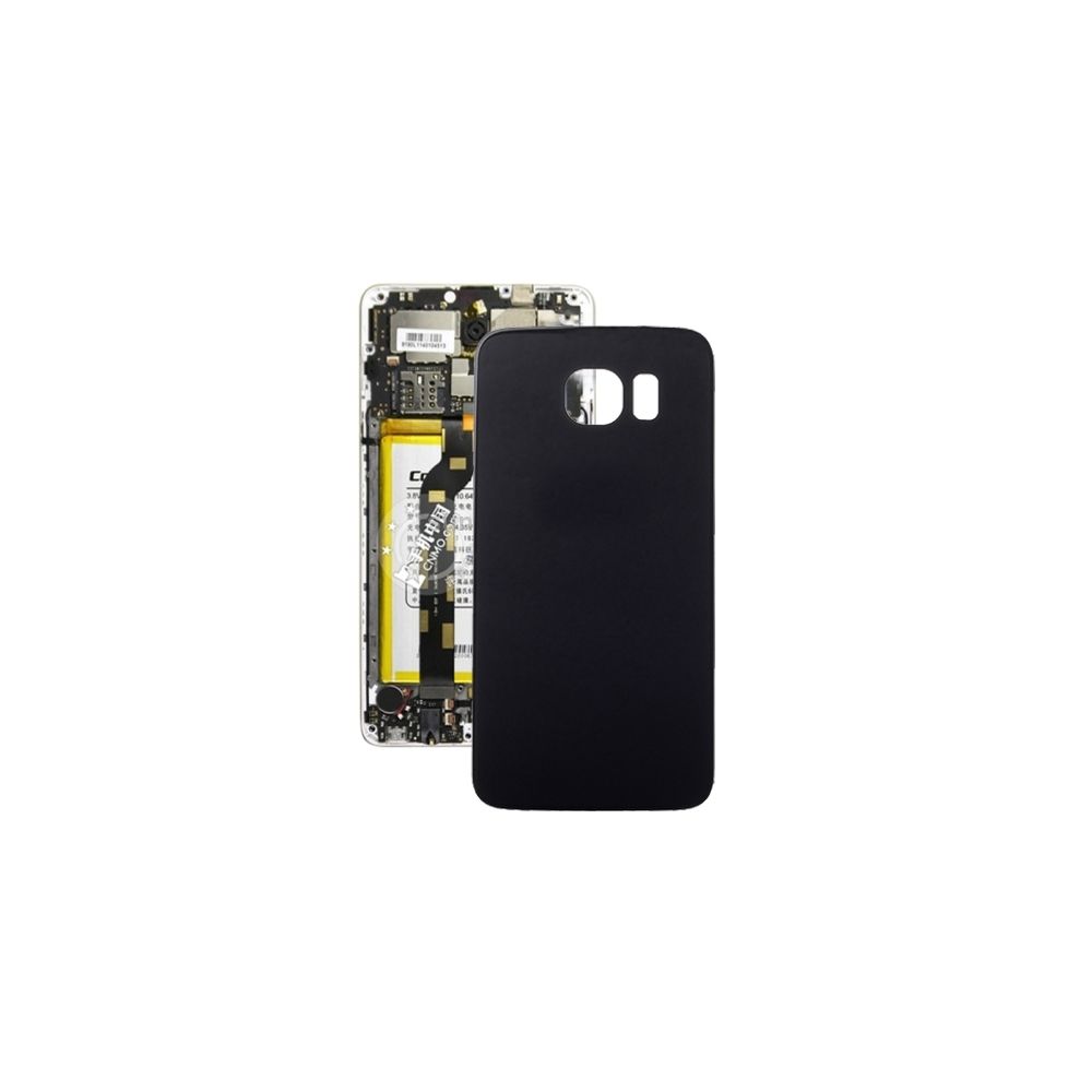 Wewoo - Coque arrière noir pour Samsung Galaxy S6 arrière de batterie - Coque, étui smartphone