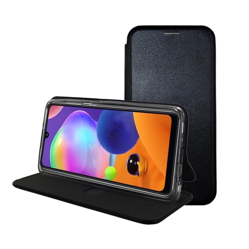 Inexstart - Etui Luxe Rabattable Noir Simili Cuir Avec Support pour Samsung Galaxy A31 - Autres accessoires smartphone