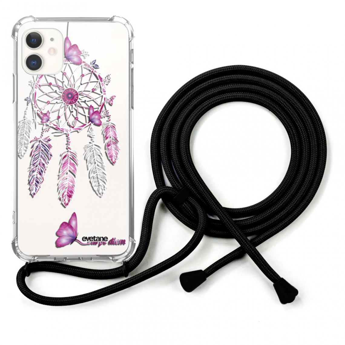 Evetane - Coque iPhone 12 Mini coque avec cordon Carpe diem - Coque, étui smartphone