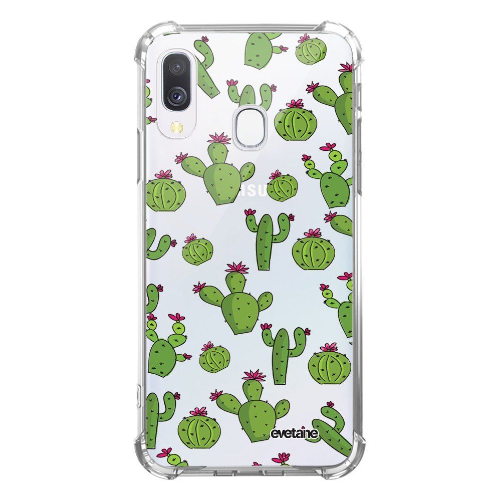 Evetane - Coque Samsung Galaxy A20e anti-choc souple avec angles renforcés transparente Cactus Evetane - Coque, étui smartphone