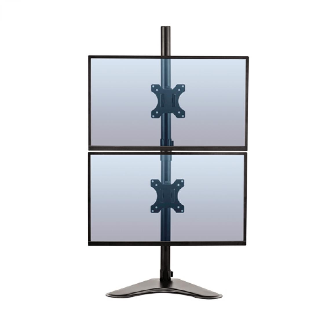 Fellowes - Bras porte écran double vertical sur pied Professional Series - Support et Bras
