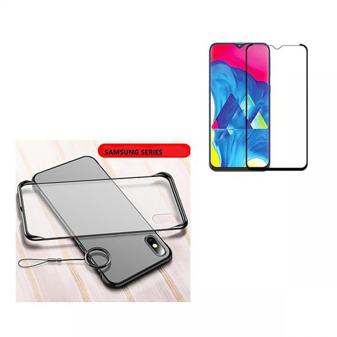 Phonecare - Kit de Verre Trempé 5D Full Cover + Coque Naked Bumper - Samsung A50 - Coque, étui smartphone