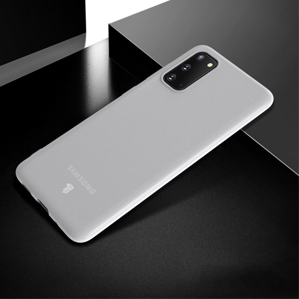 X-Level - Coque en TPU PP ultra-mince mat blanc pour votre Samsung Galaxy S20 - Coque, étui smartphone