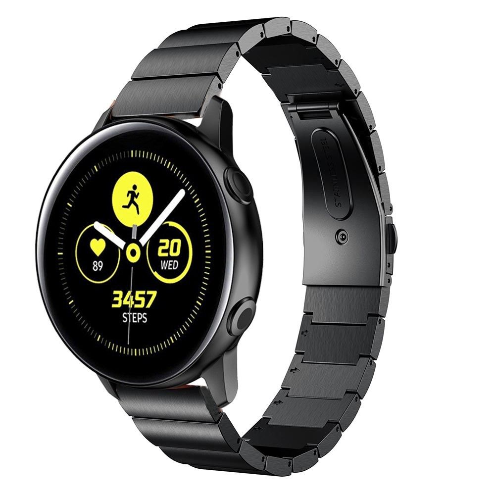 marque generique - Bracelet en TPU noir pour votre Samsung Galaxy Watch Active 40mm SM-R500 - Accessoires bracelet connecté