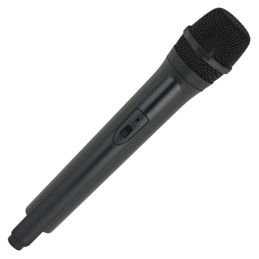 marque generique - Accessoires de microphone sans fil en plastique classique faux jouet de poche micro noir - Accessoires micros