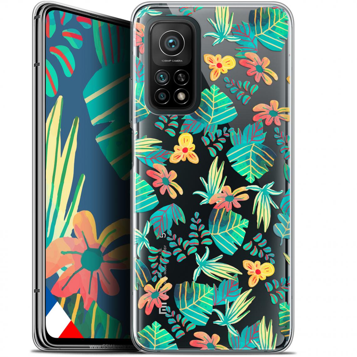 Caseink - Coque Pour Xiaomi Mi 10T / 10T Pro 5G (6.67 ) [Gel HD Collection Spring Design Tropical - Souple - Ultra Fin - Imprimé en France] - Coque, étui smartphone