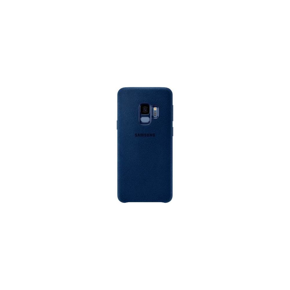 Samsung - Coque rigide Samsung EF-XG960AL en Alcantara bleue pour Galaxy S9 - Autres accessoires smartphone
