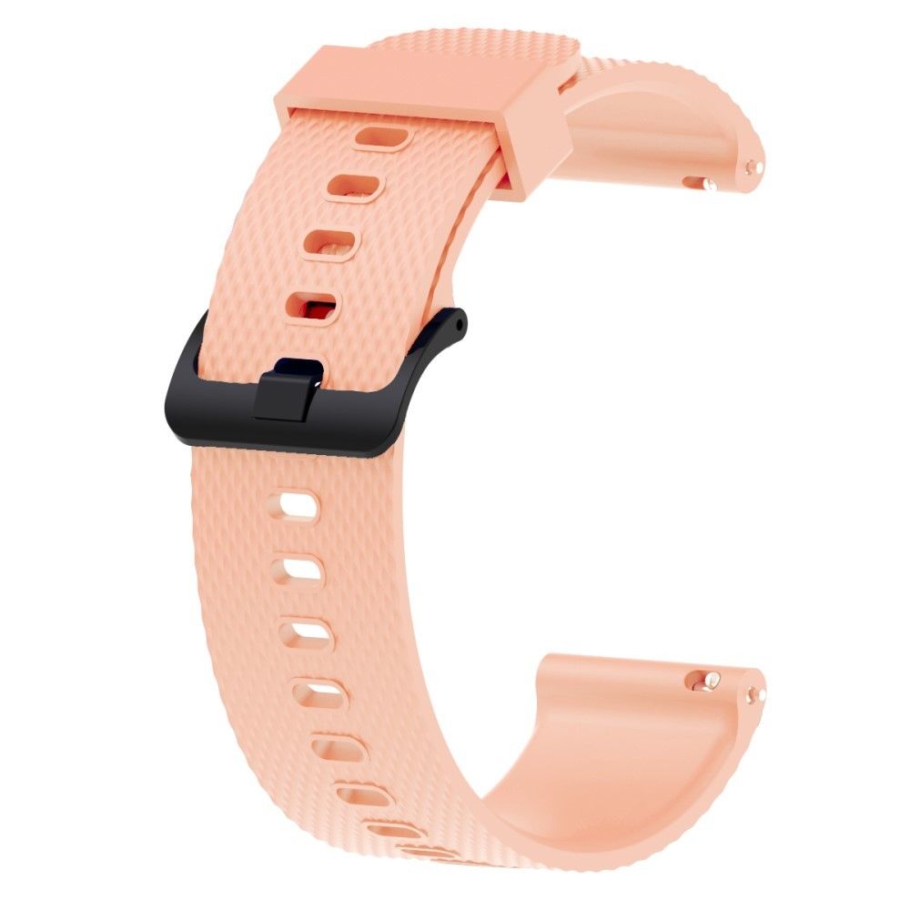 marque generique - Bracelet en silicone 20mm rose pour Garmin Move Luxe/Move Style/Move 3/Move Venu - Accessoires bracelet connecté