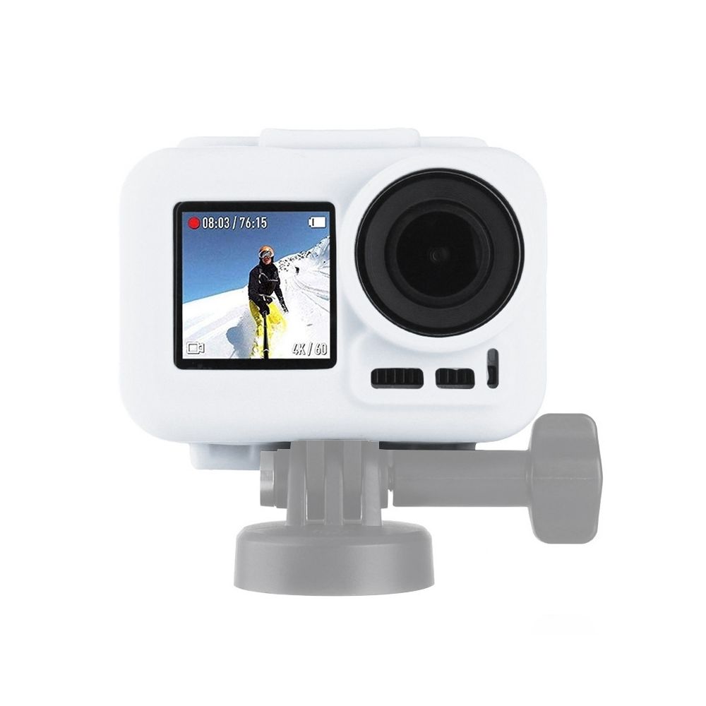 Wewoo - Etui en silicone pour Action Osmo avec cadre Blanc - Caméras Sportives