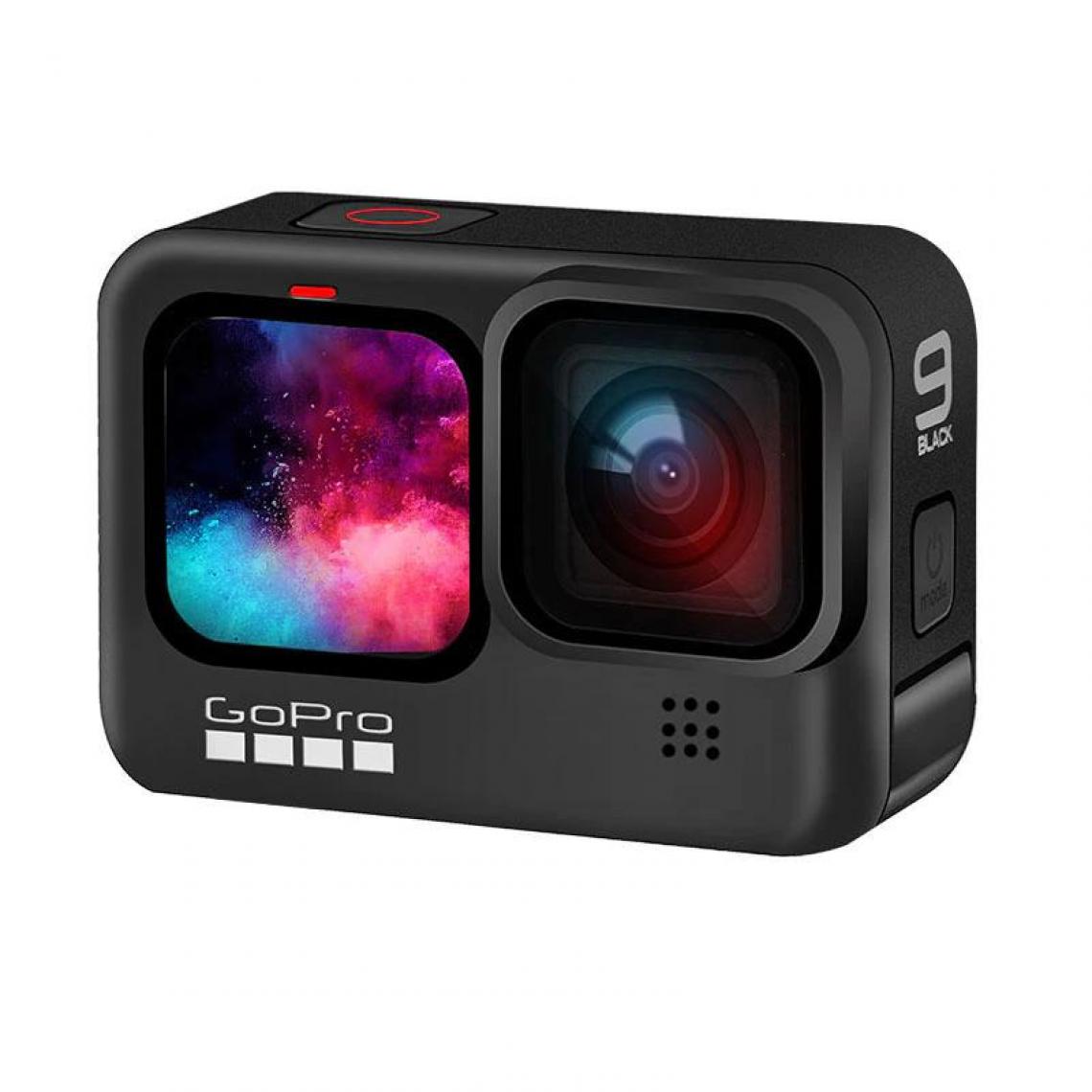 Universal - Caméra d'action sous-marine noire 4K 5K avec écran avant couleur, caméra de sport 20MP, caméra d'activité sportive Go Pro Hero 9 en direct(Le noir) - Caméras Sportives