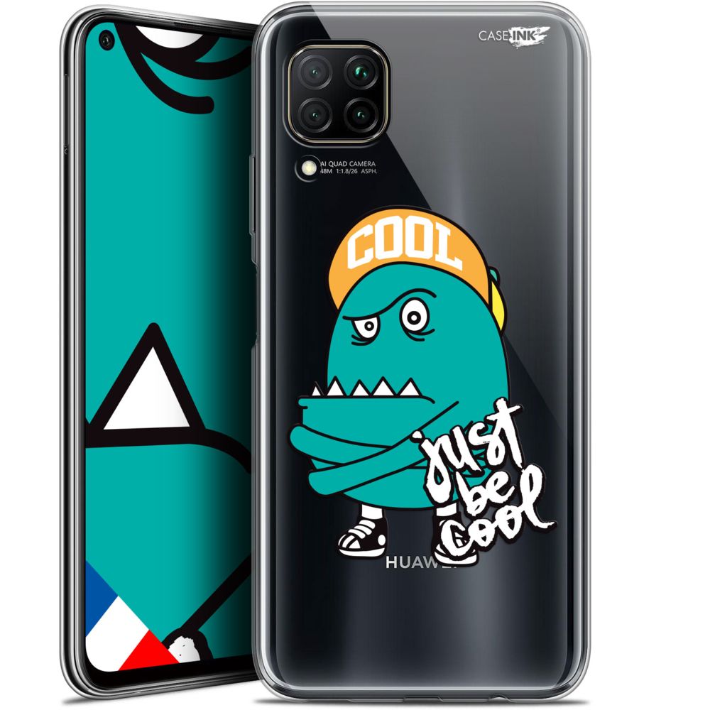Caseink - Coque arrière Huawei P40 Lite (6.4 ) Gel HD [ Nouvelle Collection - Souple - Antichoc - Imprimé en France] Be Cool - Coque, étui smartphone