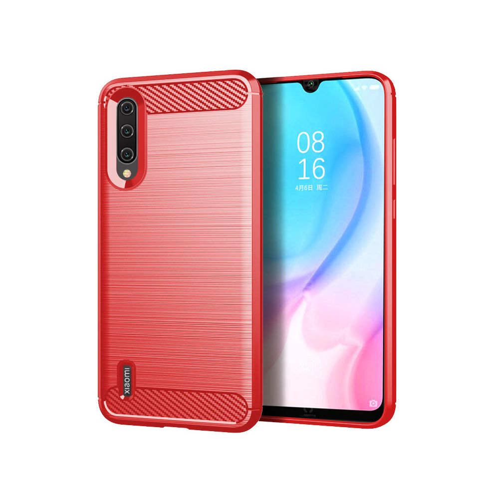 marque generique - Coque Étui en TPU Anti-choc pour Xiaomi Mi CC9e - Rouge - Coque, étui smartphone