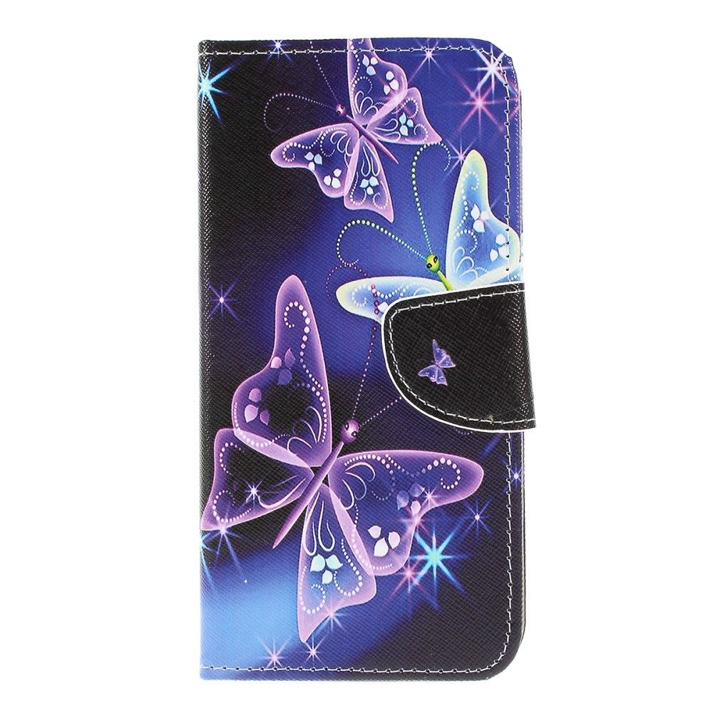marque generique - Etui en PU motif imprimé magnétique beau papillon pour votre Samsung Galaxy A10 - Coque, étui smartphone