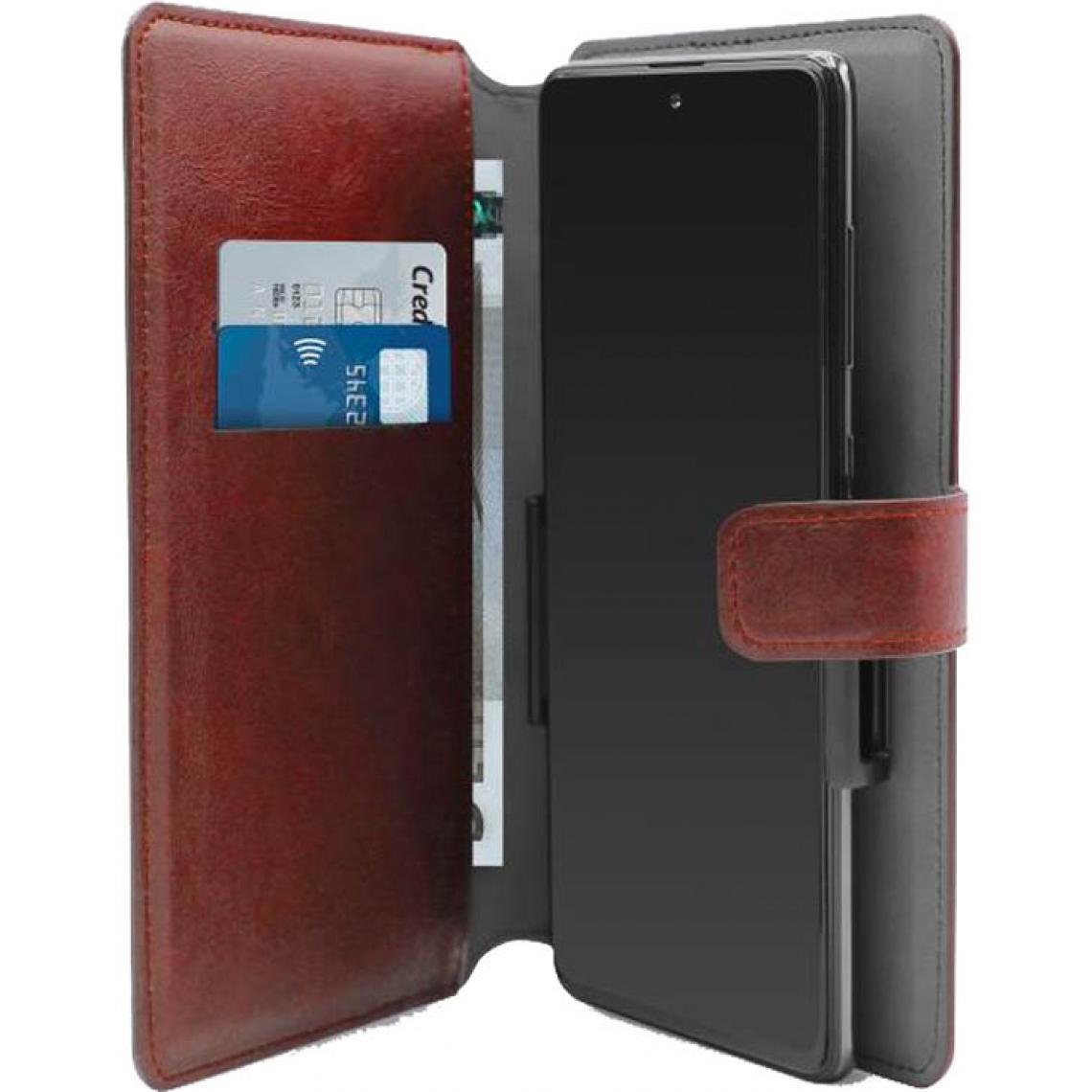 Puro - PURO PUROETUIUNIWALXXLR - Univ Ecoleather XXL Case w/wallet Red - Coque, étui smartphone